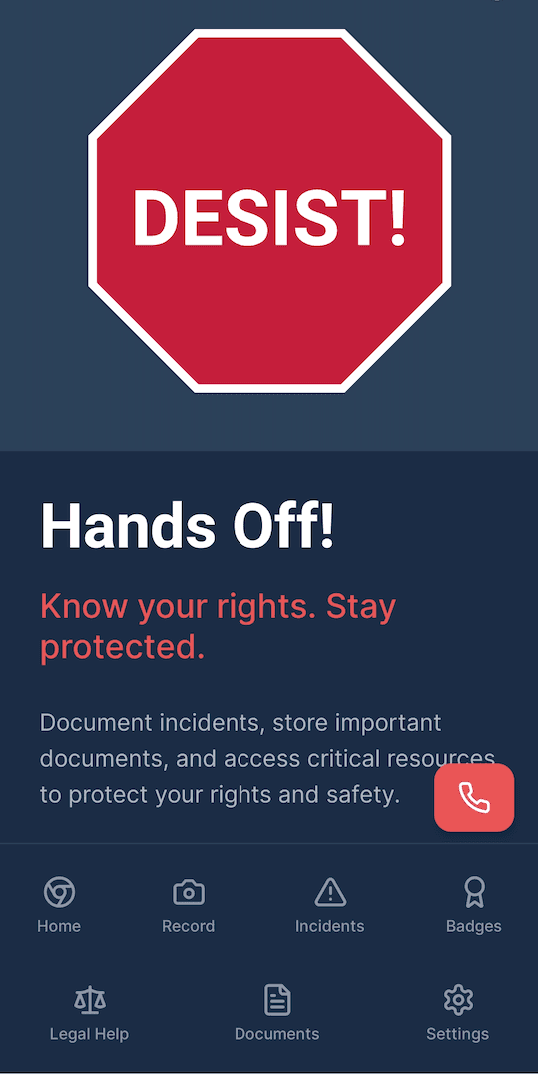 DESIST App Preview
